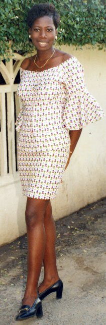 Date this nice looking Ivory Coast girl Claire from  A9784